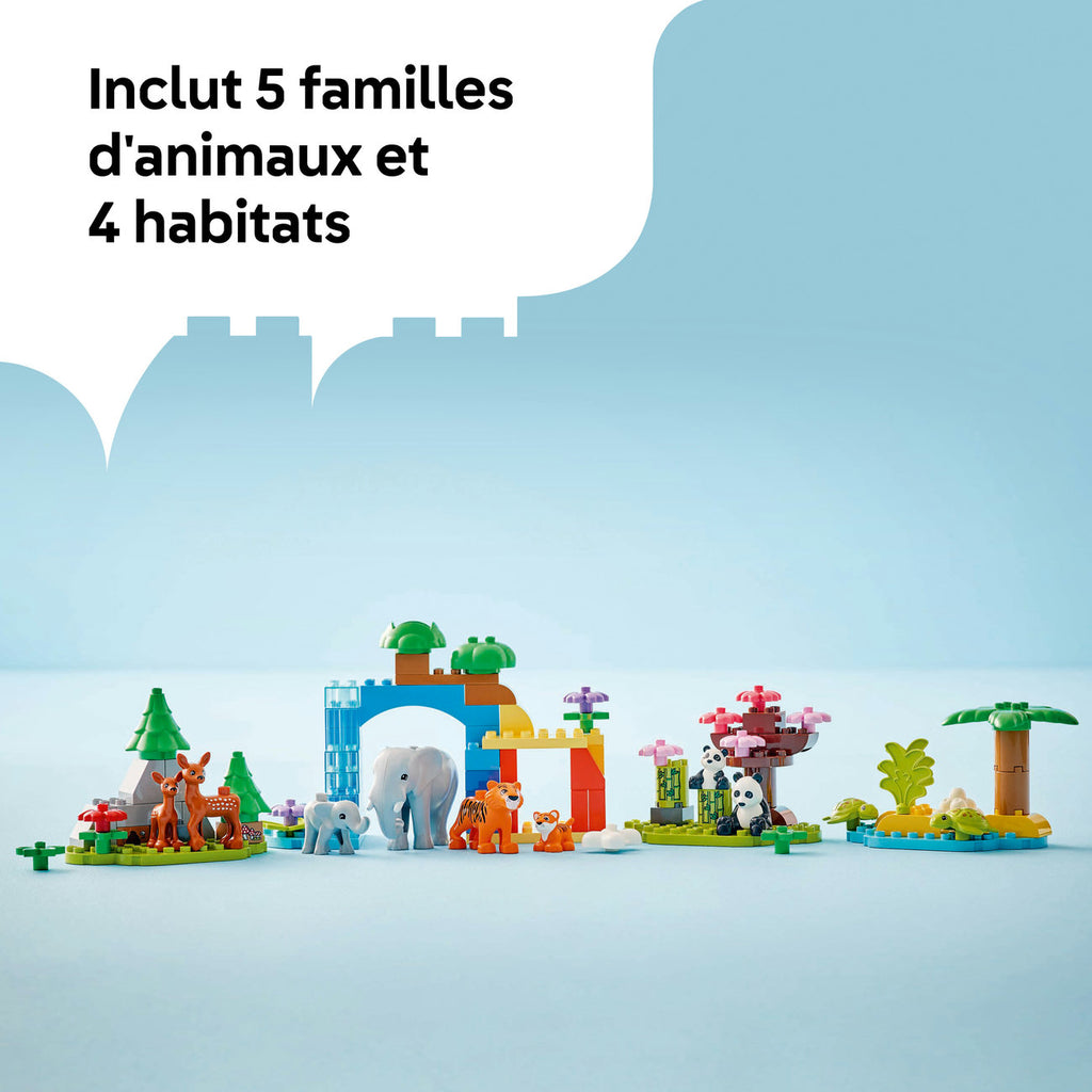 LEGO DUPLO Town 10446 Familles d’animaux sauvages 3-en-1