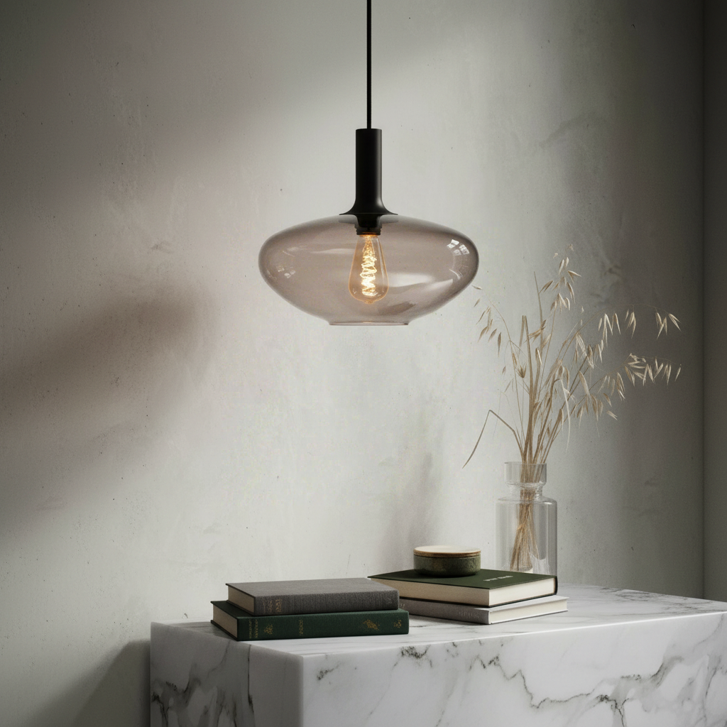 Ampoule DECO - E27 ST64 Spiral Dimmable, verre ambré - blanc chaud 2200K 400 lm. - Nordlux