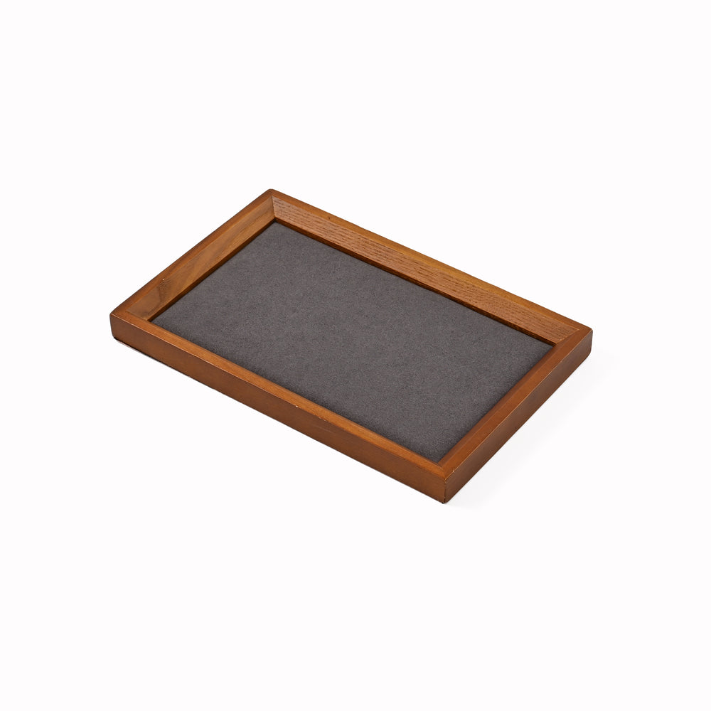 Oirlv Plateau de présentation pour bijoux en bois
