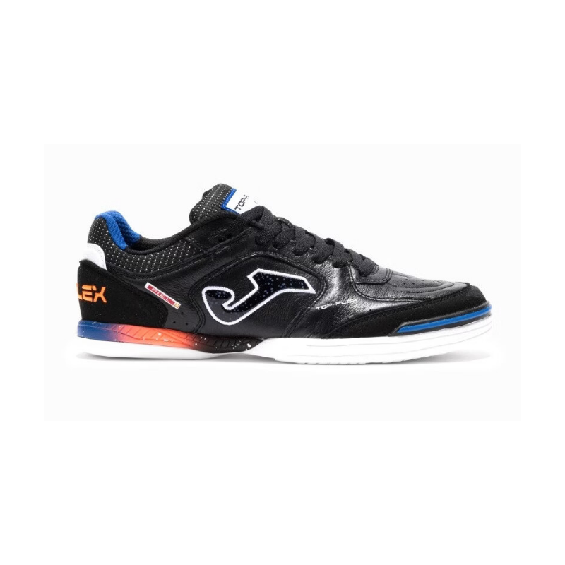 JOMA Chaussures de futsal Top Flex intérieures Noir/Bleu 41