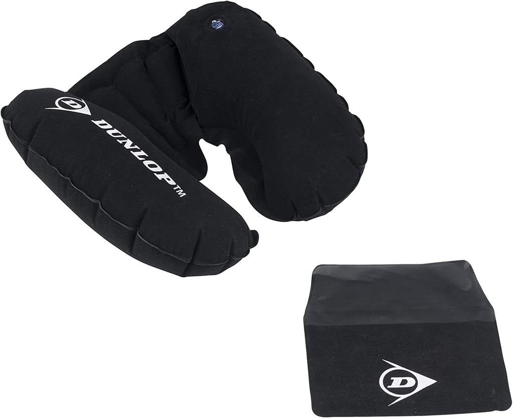 Dunlop Coussin Tête & Nuque pour Voiture en PVC - Noir