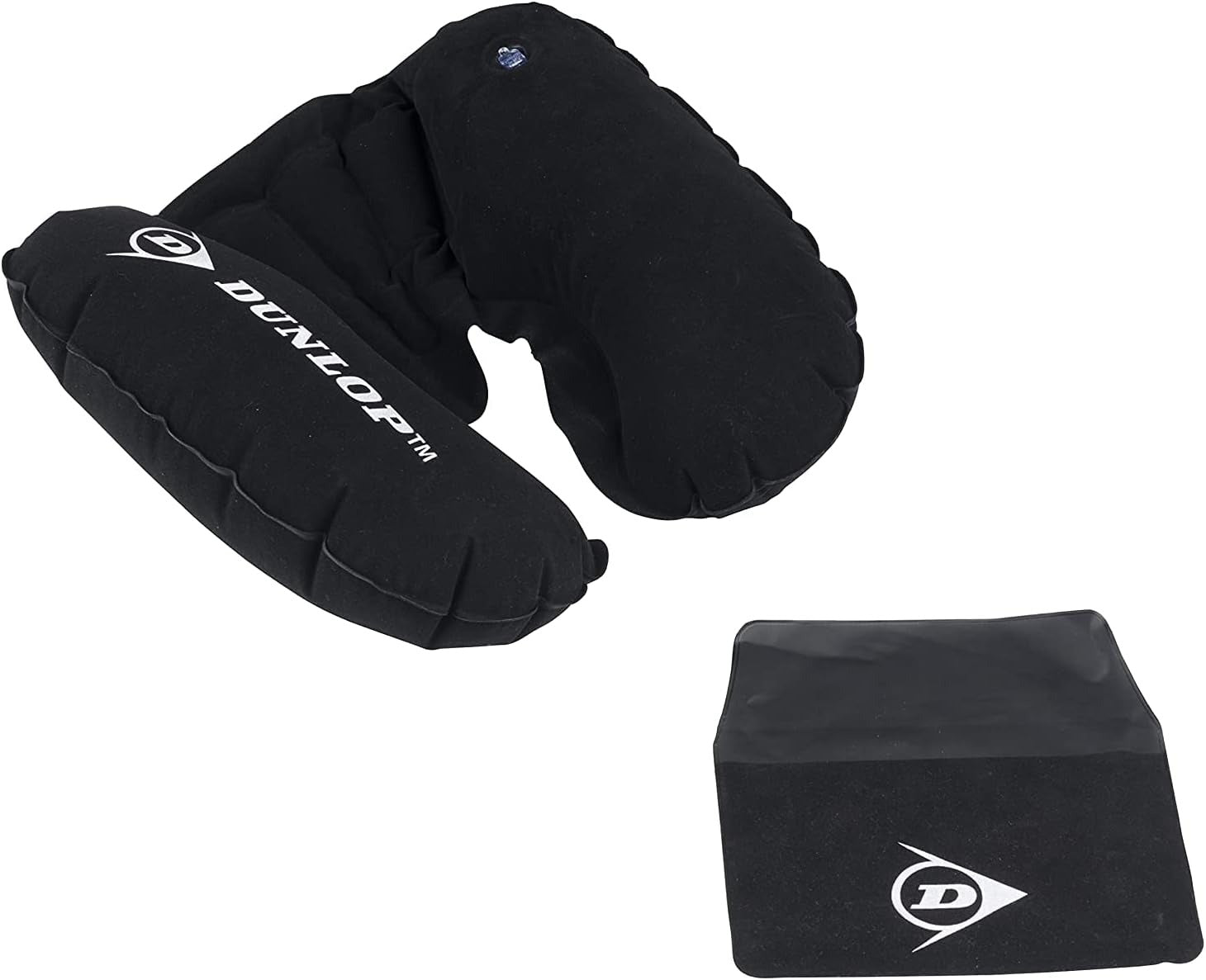 Dunlop Coussin Tête & Nuque pour Voiture en PVC - Noir
