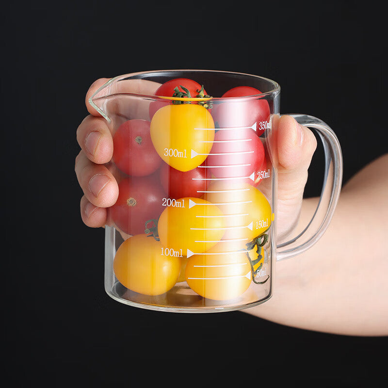BJ Verre Doseur en Verre Borosilicate 350ml