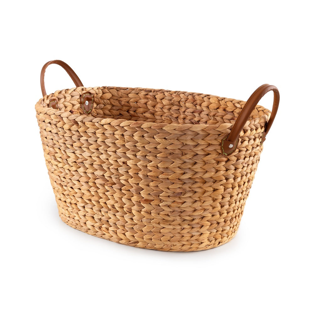 COMPACTOR Belize Panier de Rangement Naturel avec Poignées Taille XL