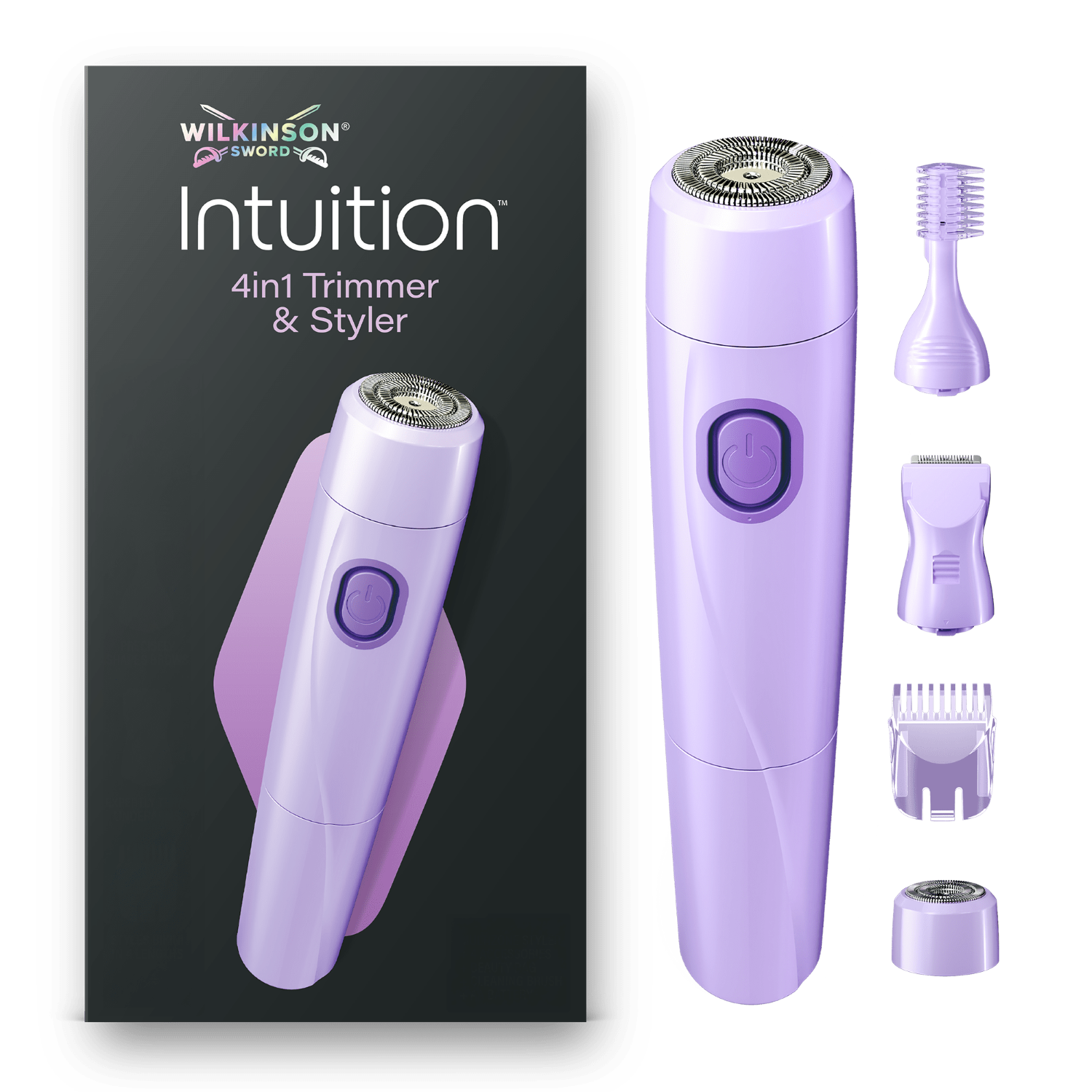 WILKINSON SWORD Intuition 4in1 - Tondeuse et Rasoir Visage Corps Pour Femme - 1 Unité