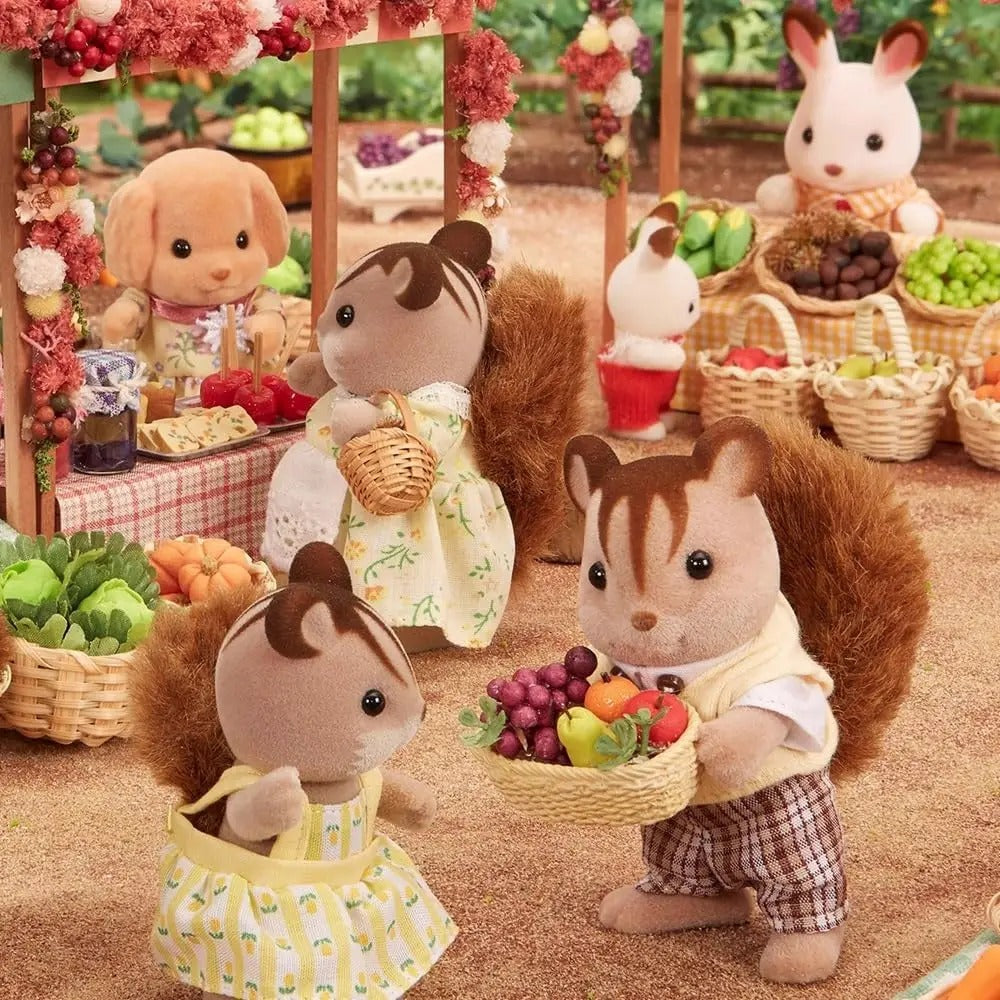 Sylvanian Families La famille Écureuil Roux