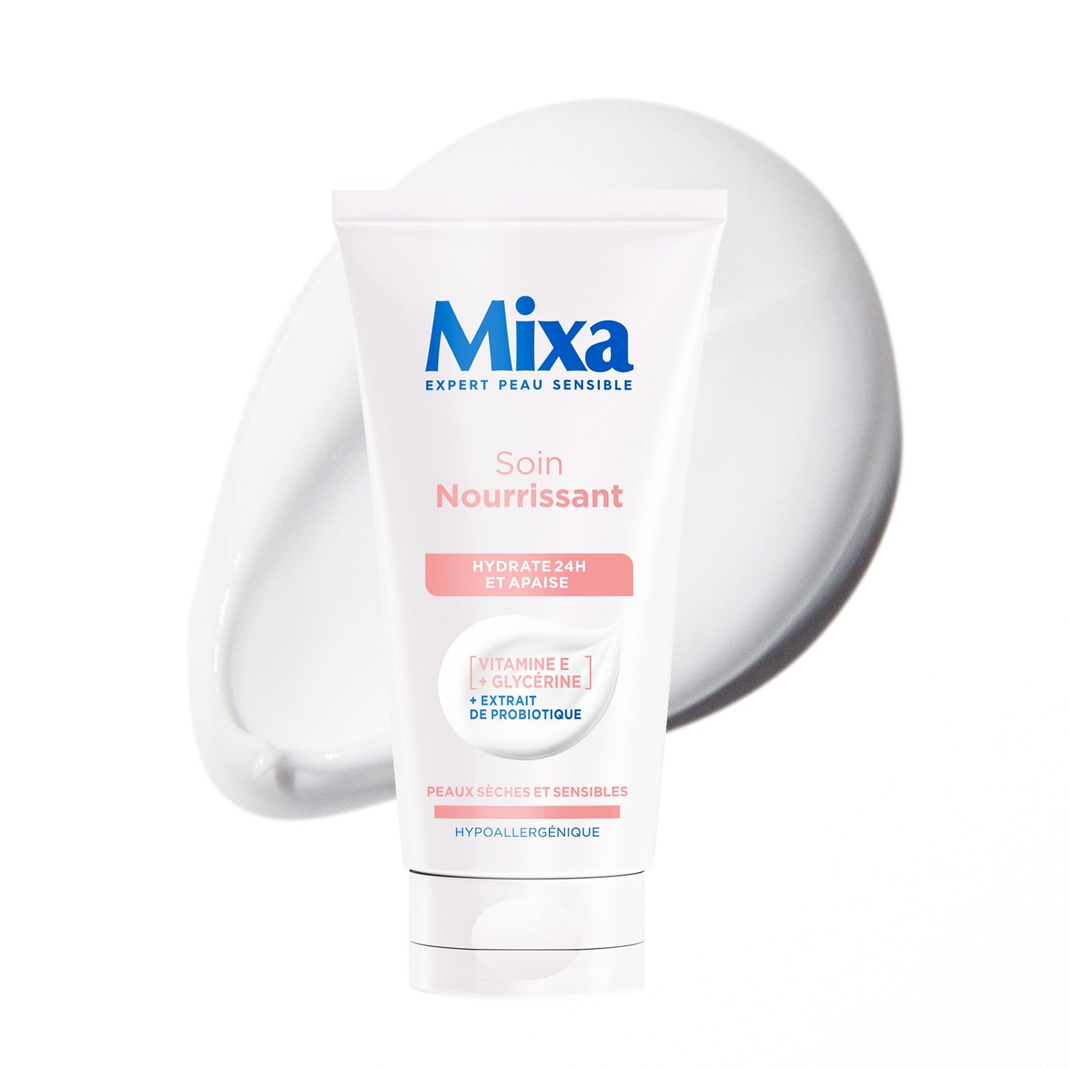 Mixa Soin du visage nourrissant Peau sèche et sensible Vitamine E 50 ml