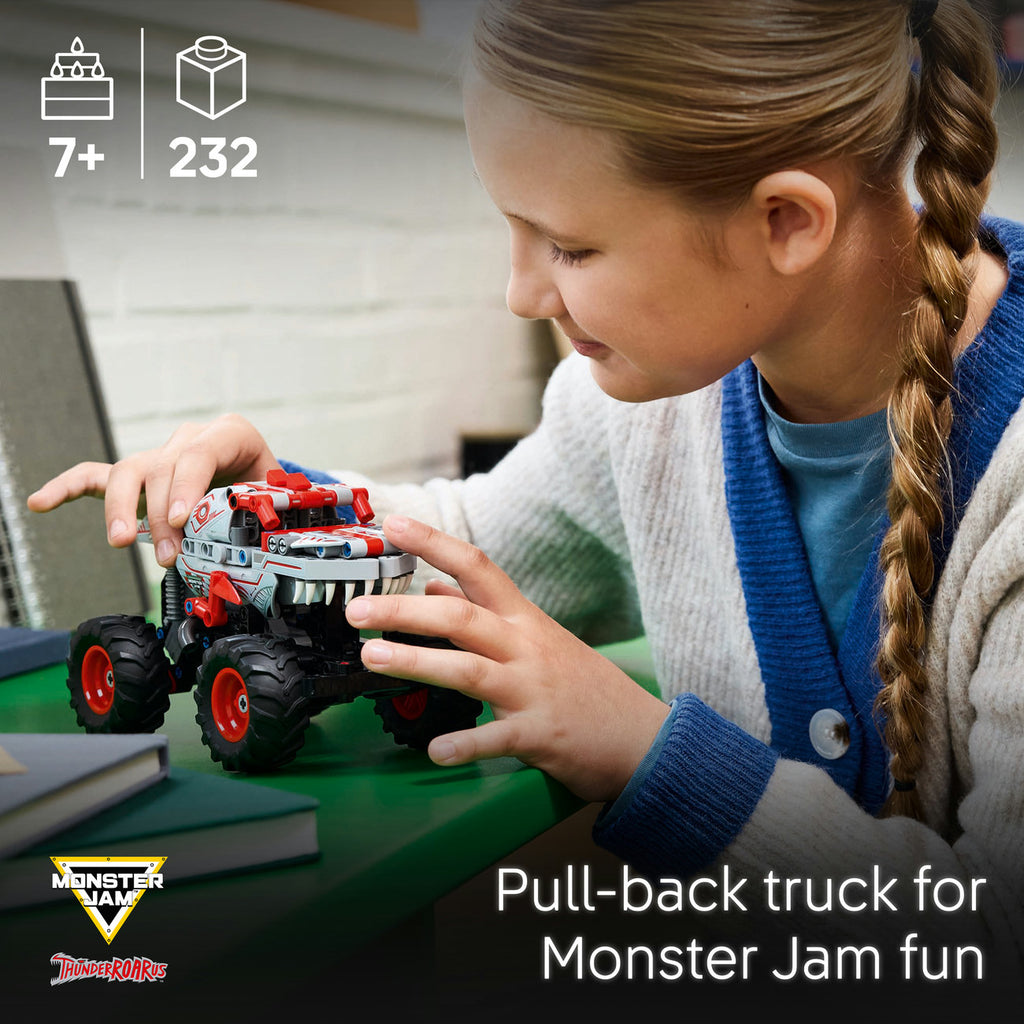 LEGO Technic Monster Jam ThunderROARus Set de Construction à Rétropulsion