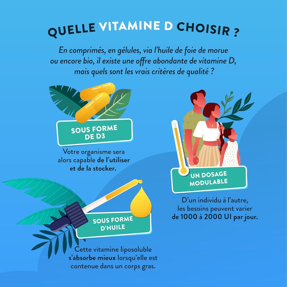 Nutri&Co Vitamine D3 Végétale - 15 ml