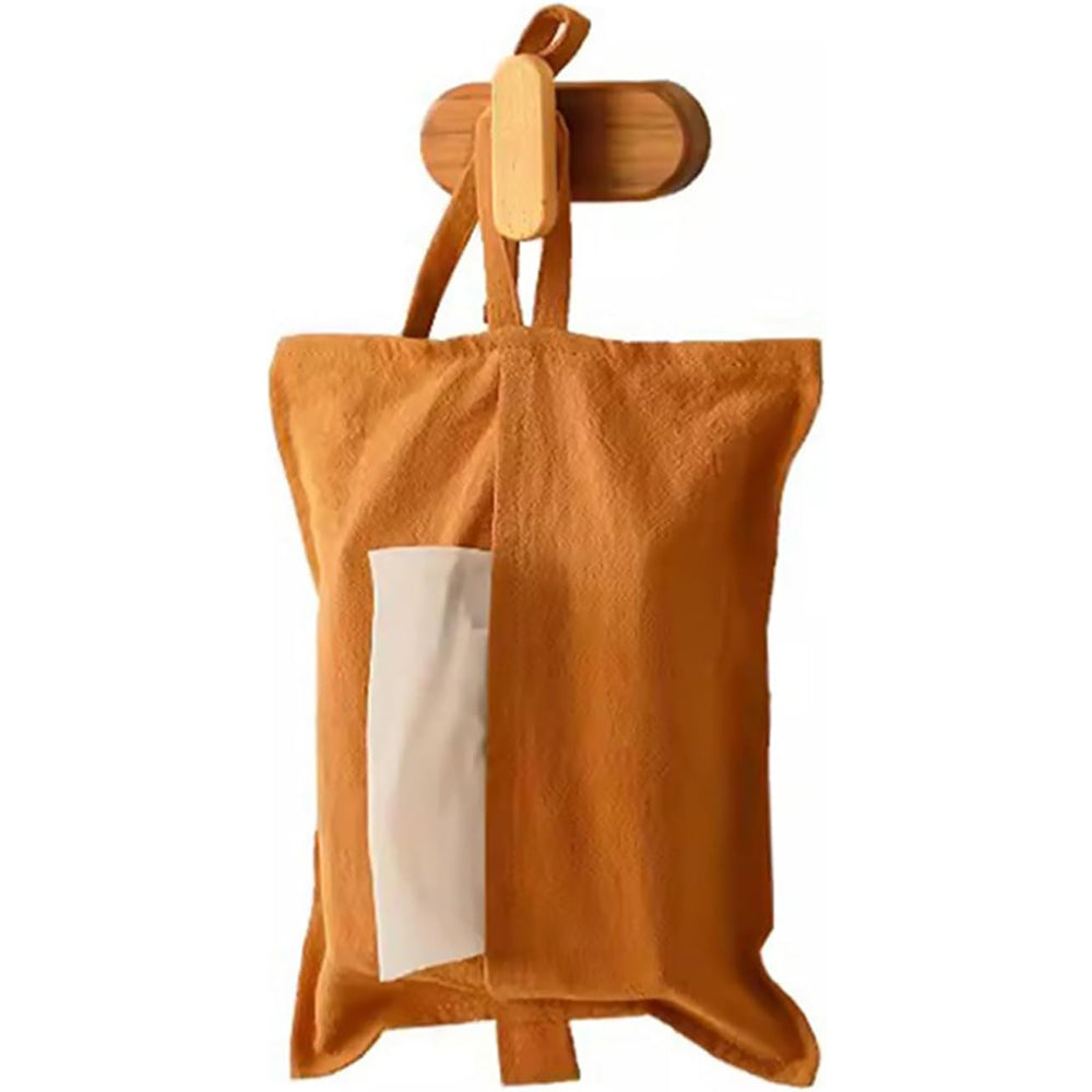 WhereHike 1 pièce sacs à mouchoirs portables, distributeurs de mouchoirs à suspendre pour plusieurs endroits, Orange