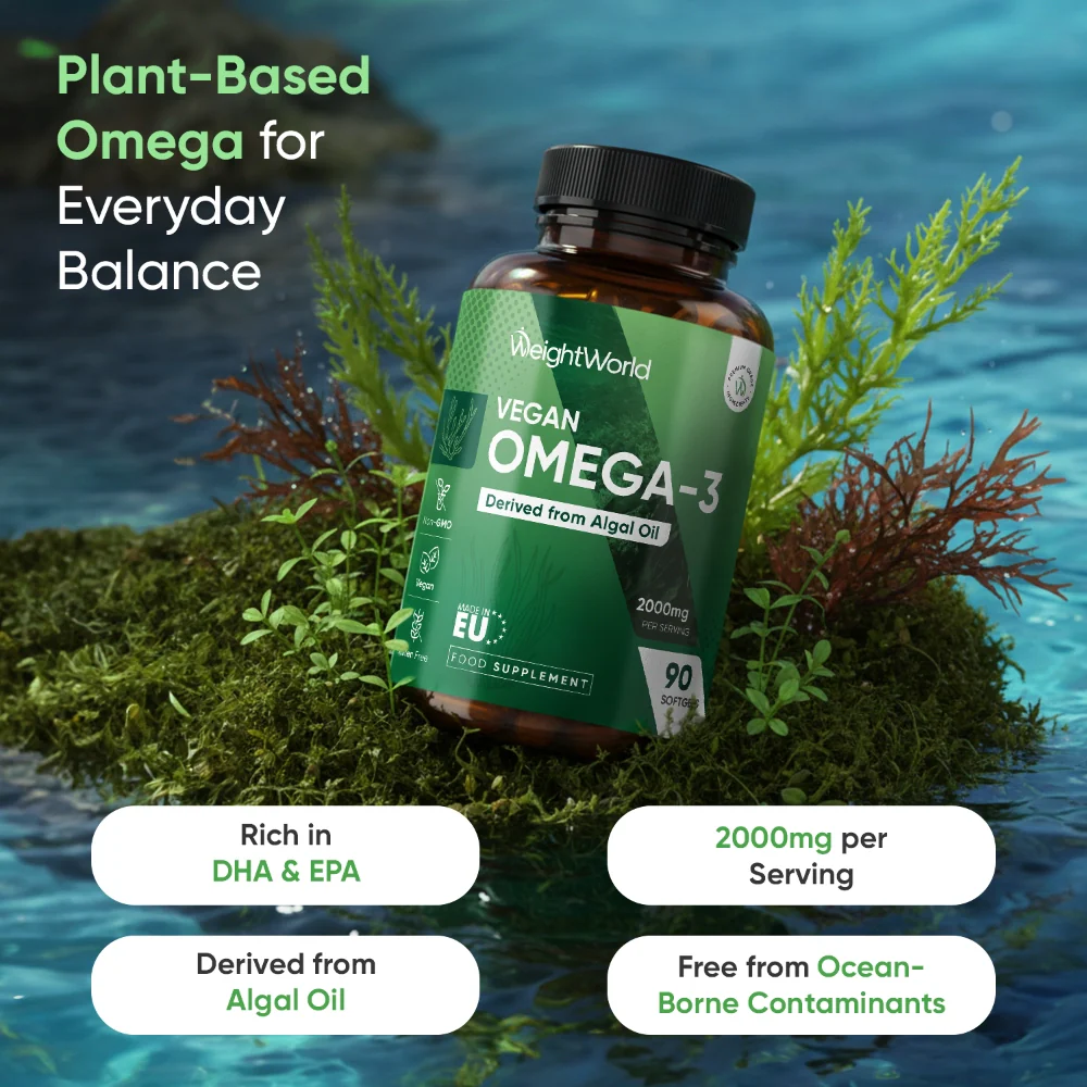 WeightWorld Oméga-3 végan 2000 mg - 90 gélules molles