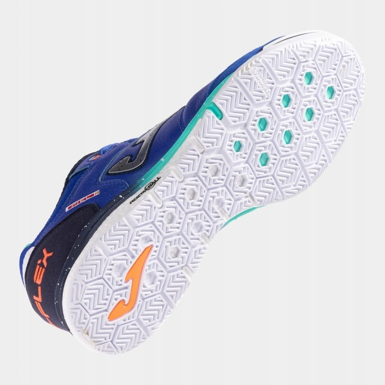 JOMA Chaussures de futsal Top Flex Rebound pour intérieur Bleu 45