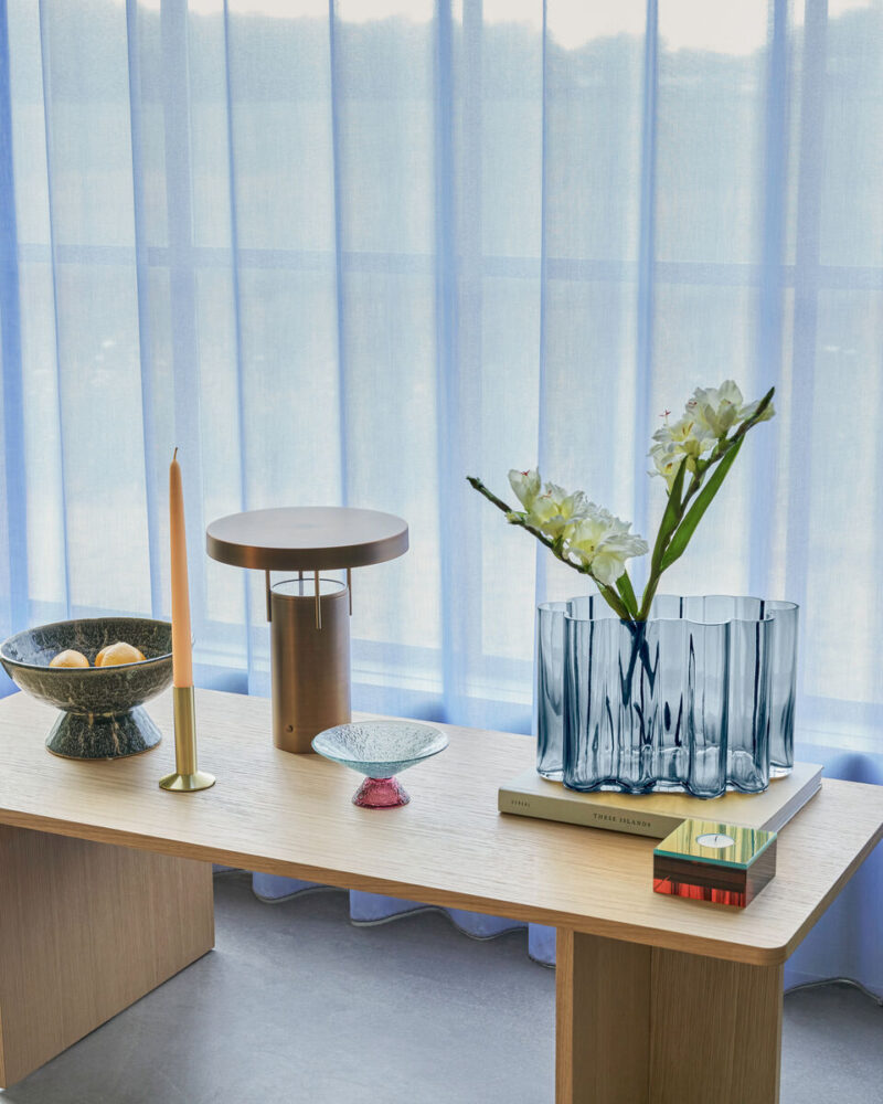 Hübsch Vase bleu Umber