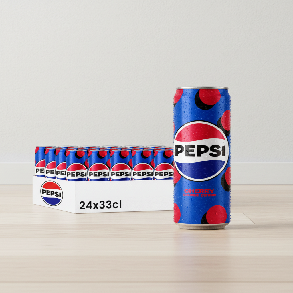 PEPSI Boisson gazeuse cerise - 24 x 33 cl