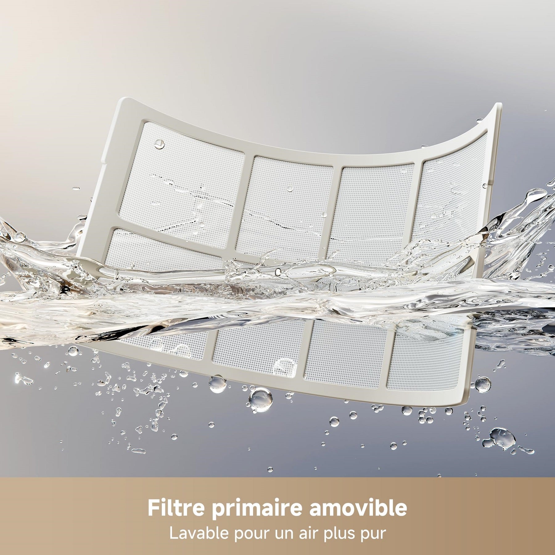 Dreame MF10 Ventilateur sans pales, Or titane, Système Dual-GyroWing™, Oscillation horizontale à 180° et verticale à 90°, Technologie AirBoost™, Technologie TempSync™