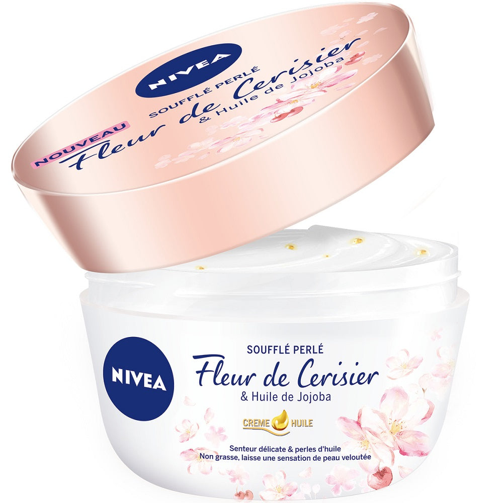 NIVEA Beurre corporel fleur de cerisier et huile de jojoba 200 ml