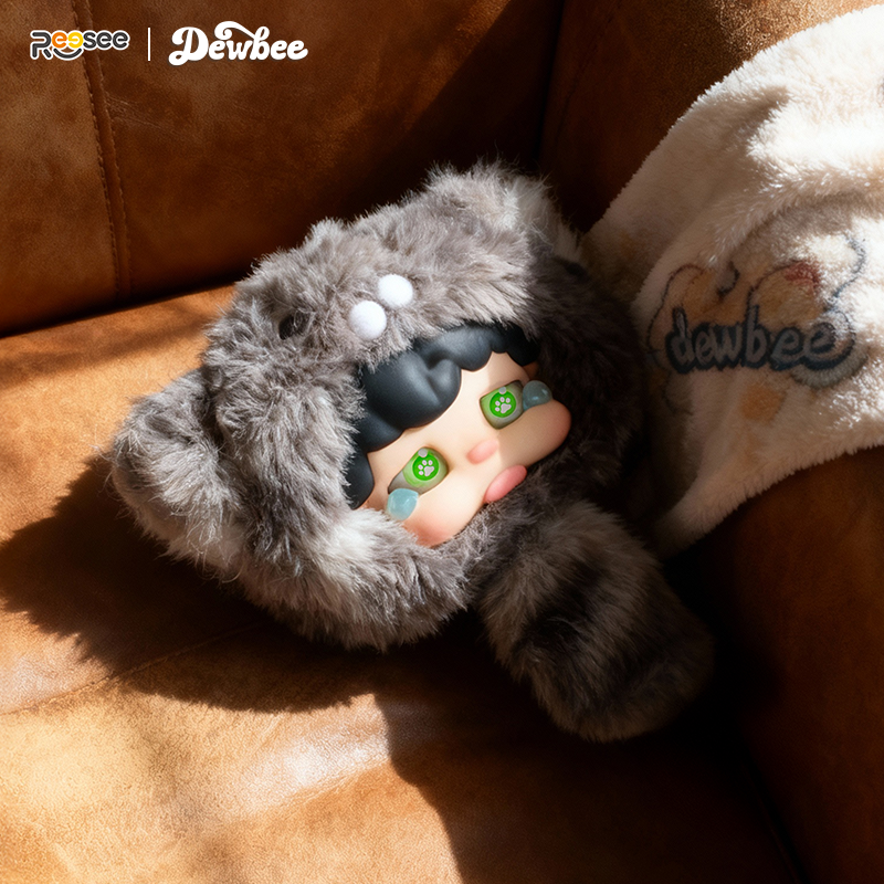 Blind box de pendentif en peluche Cat Rooler