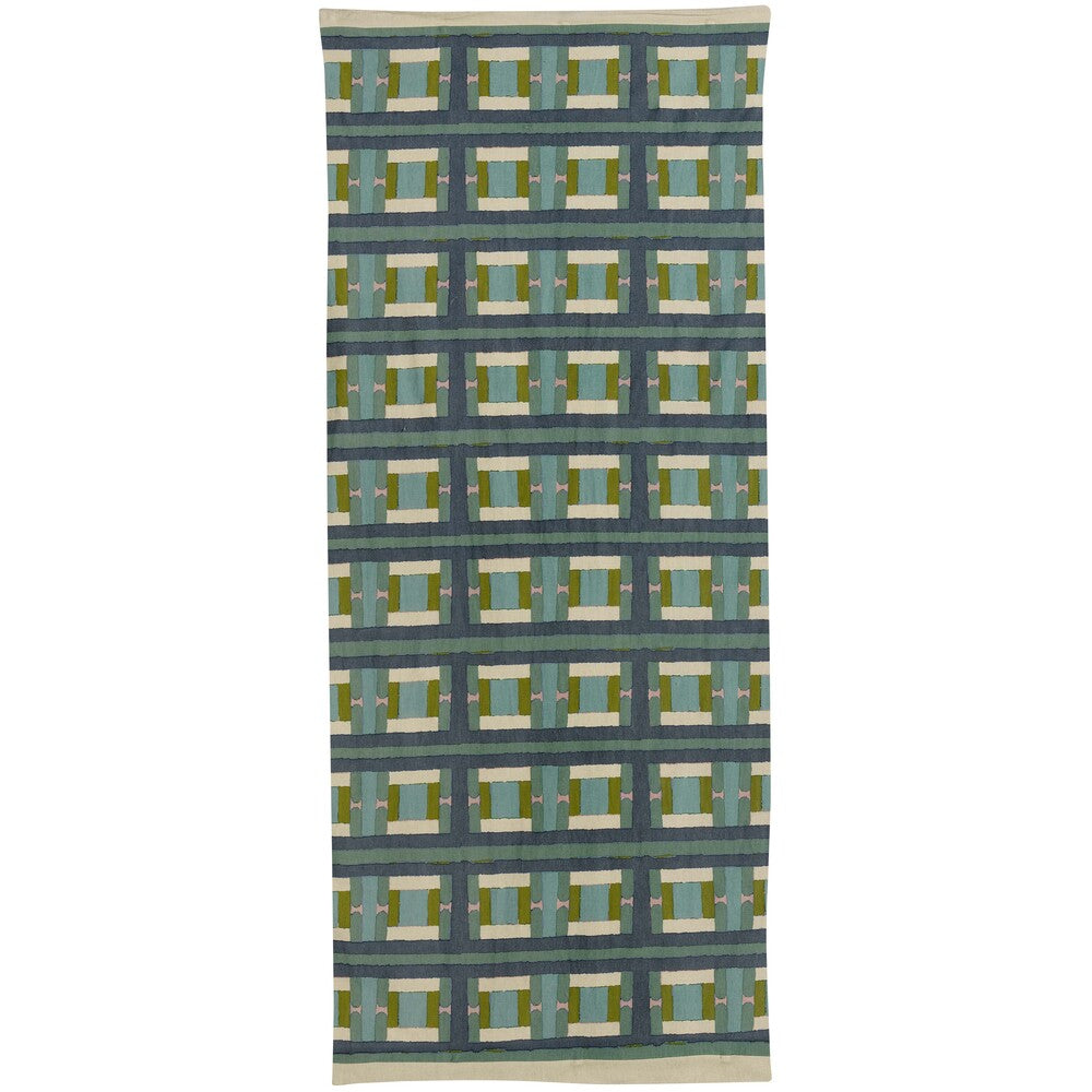 Vivaraise Taho Couette imprimée Vert de gris 85 x 200