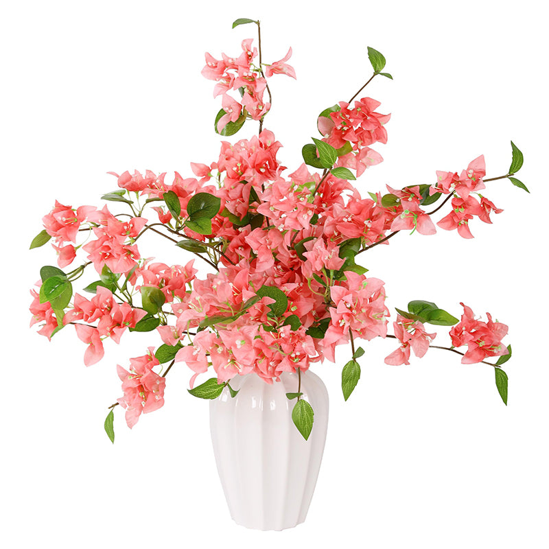 5 pièces 29,52 in / 74,98 cm Fleurs artificielles de bougainvillier branches de faux bougainvillier lianes de fleurs artificielles pour maison, jardin, mariage, fête