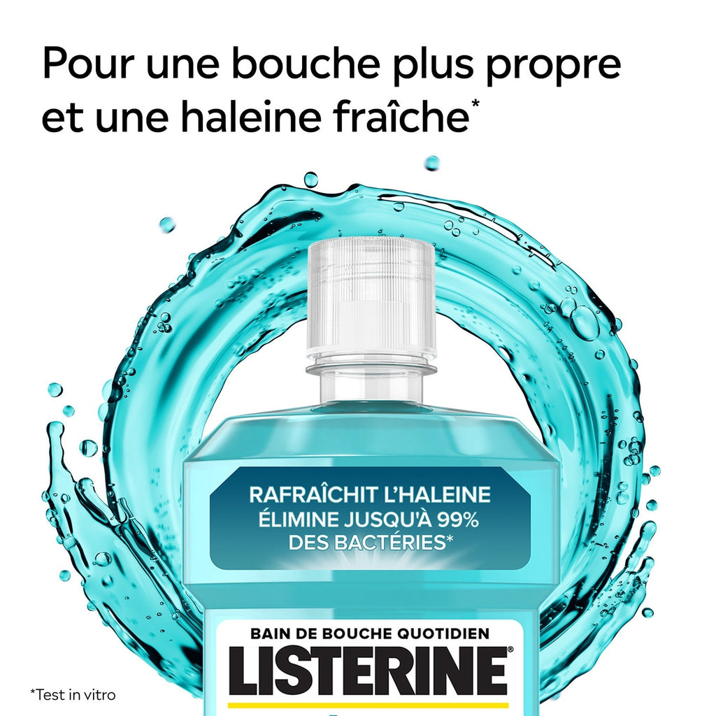 Listerine Bain de Bouche Fraîcheur Intense - 500 ml