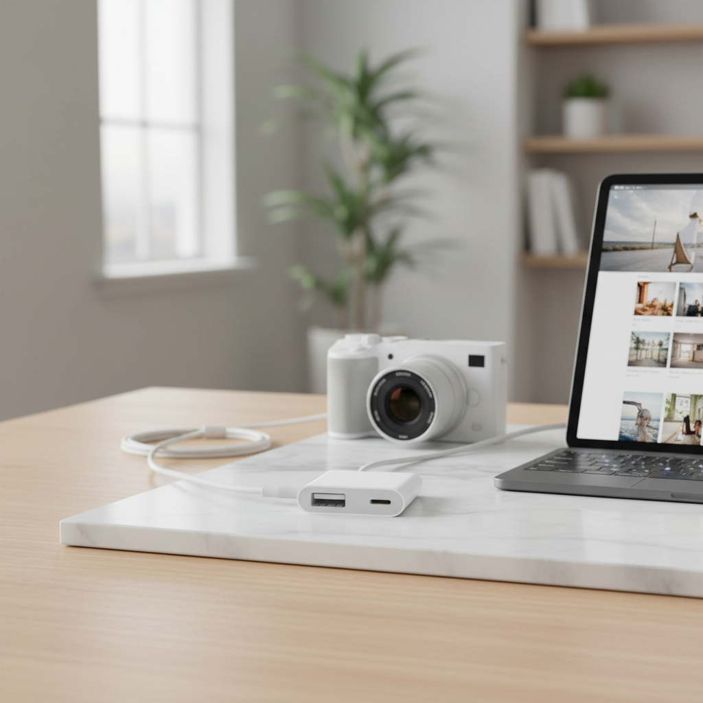 Apple adaptateur Lightning vers USB 3.0 pour appareil photo, blanc