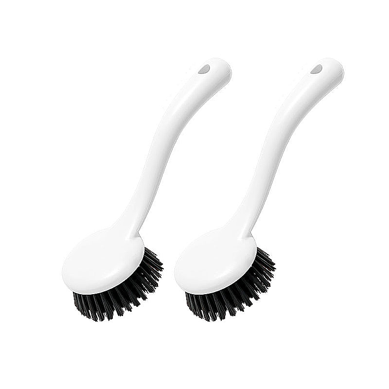 JORDAN&JUDY Brosse de nettoyage ménager détachante, Brosse à récurer les casseroles, Brosse à vaisselle - 1 pièce, Manche long