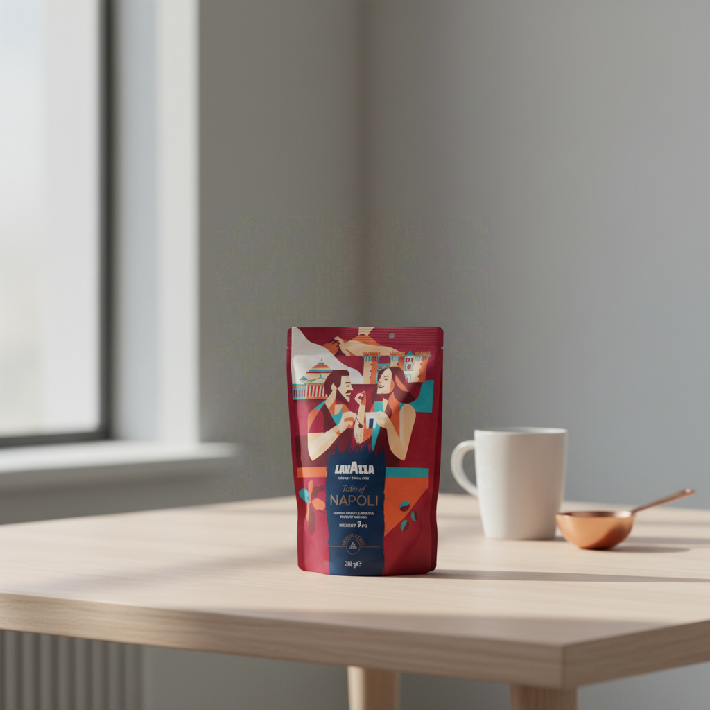LAVAZZA Café moulu Tales of Napoli intensité 9 200g