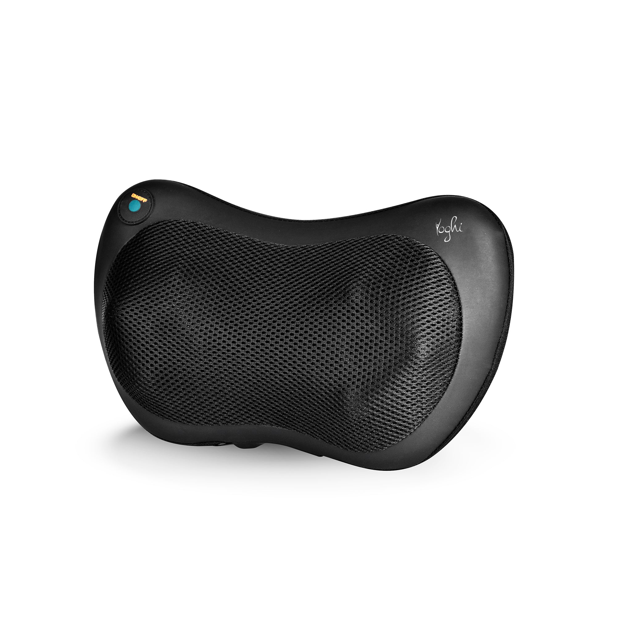 YOGHI - Coussin de Massage Shiatsu Chauffant à 8 Têtes de Massage, Noir
