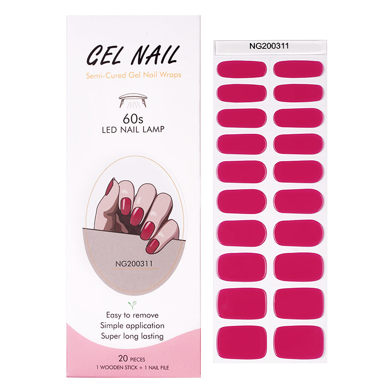 MeoMagic 14-139 Autocollants gels pour ongles - 20 pièces