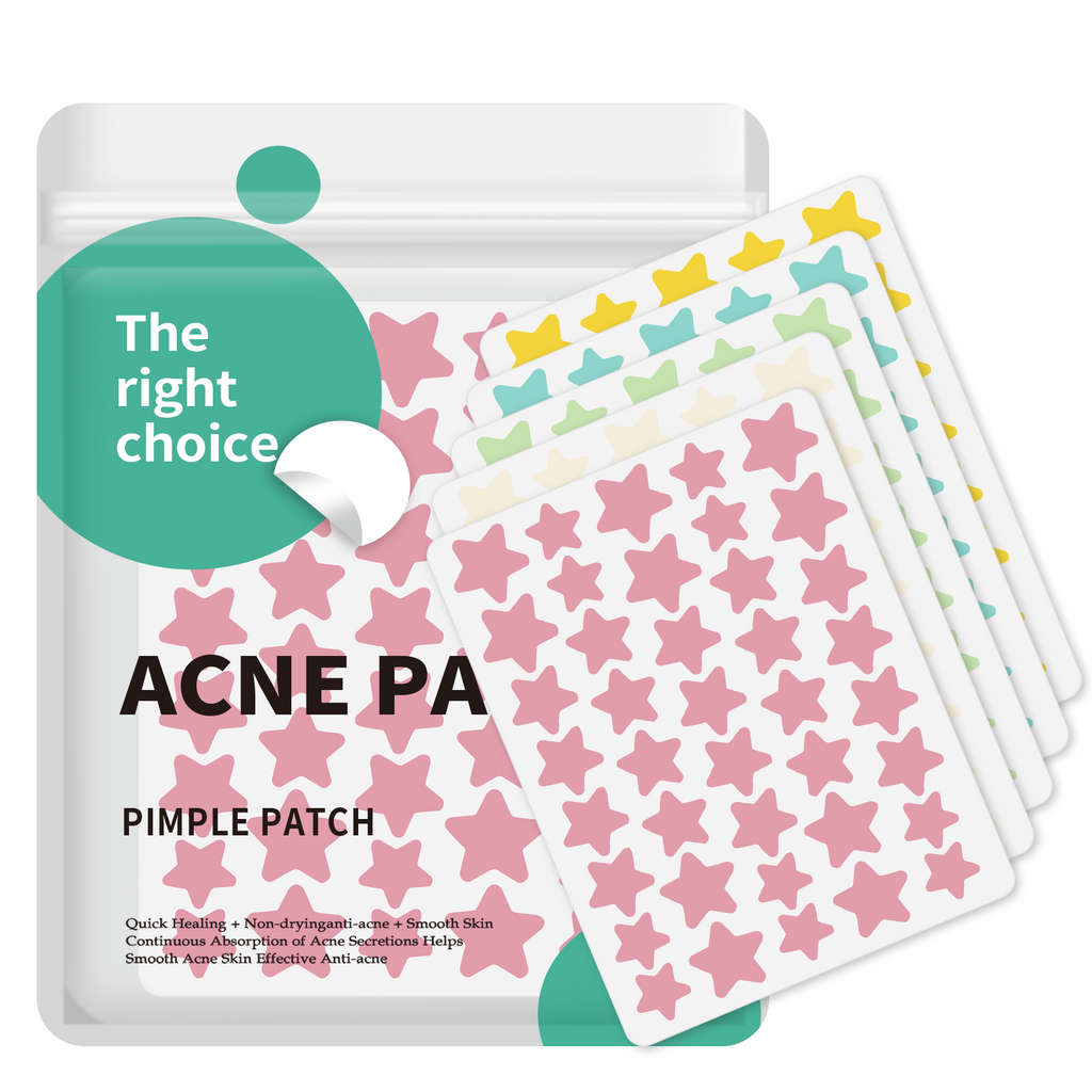 GAONLY Lot de 40 patchs anti-acné en forme d'étoile (5 feuilles)