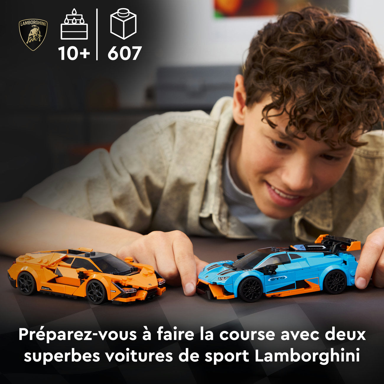 LEGO Speed Champions 77238 Lamborghini Revuelto et Huracán STO