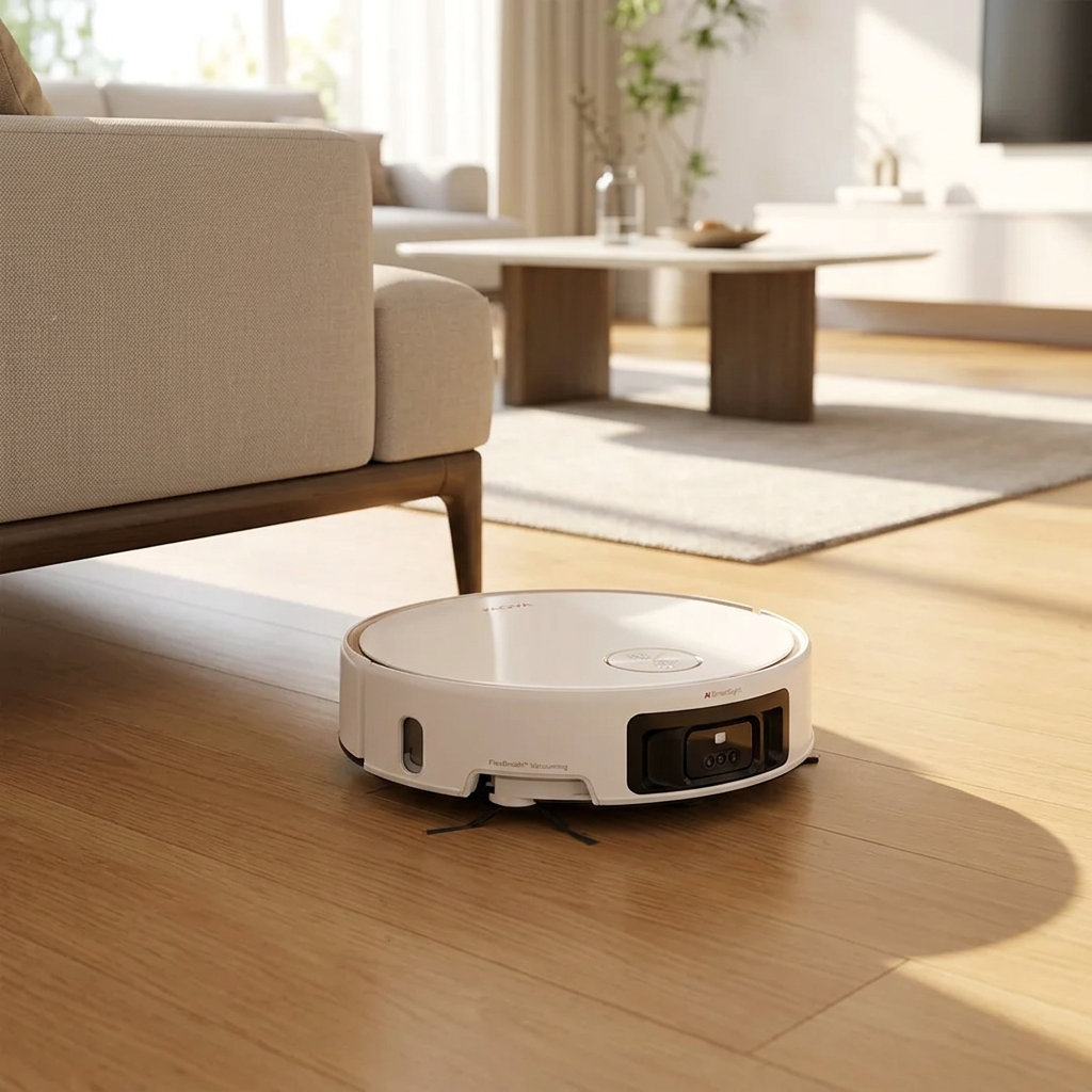 MOVA Z60 Ultra Aspirateur robot à rouleau blanc intégral