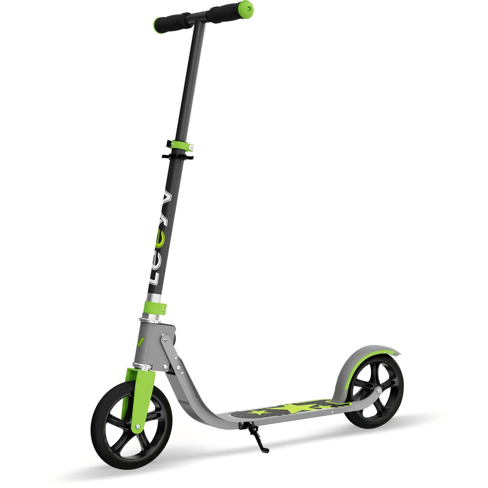 LEEYV Trottinette RV205, trottinette pour enfants de 6 à 12 ans et pour adultes, charge maximale 100 kg, hauteur réglable, légère, à 2 roues