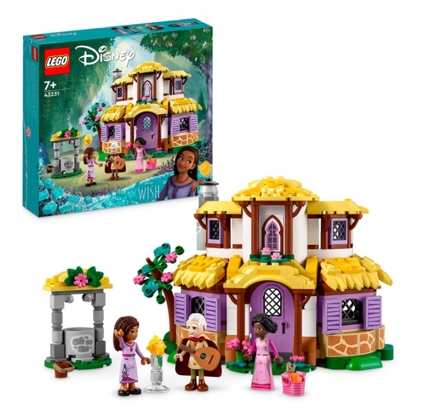 LEGO 43231 Disney Wish La chaumière d'Asha