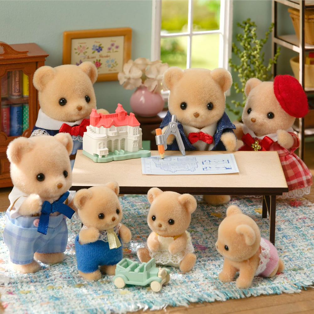 Sylvanian Families Biscuit Bear Frère et Sœur Set de Jeu Délicieux Pique-nique
