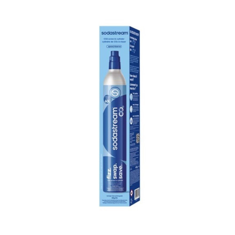 SodaStream Recharge Supplémentaire CO2 60L à Visser | Triple Contrôle Qualité