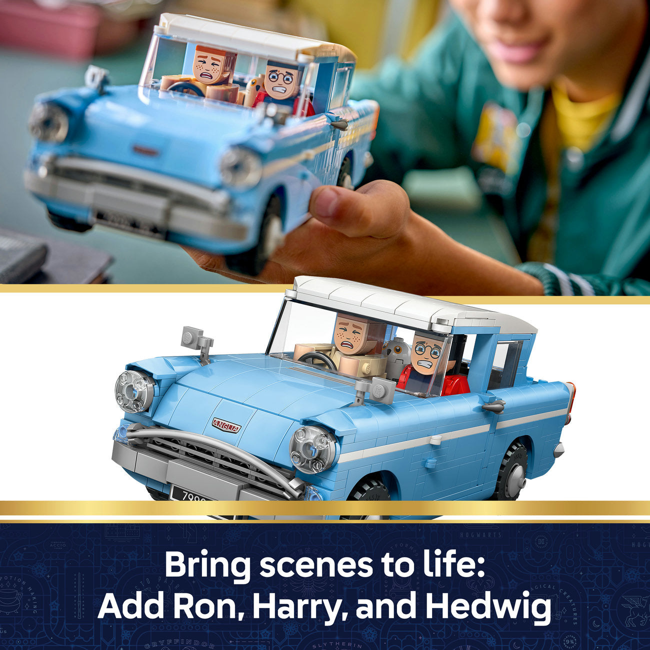 LEGO Harry Potter 76470 Pack Ford Anglia Volant Enchanté