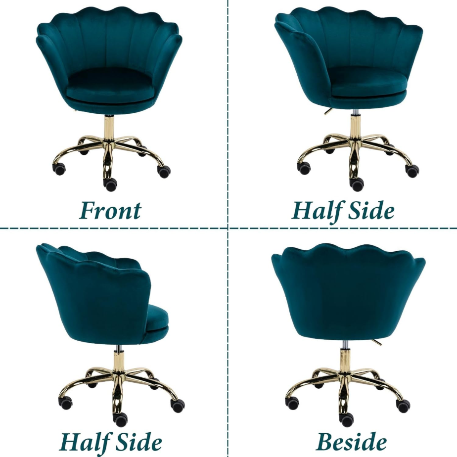 Ya-Home Chaise de bureau moderne pivotante à hauteur réglable pour bureau à domicile/chambre