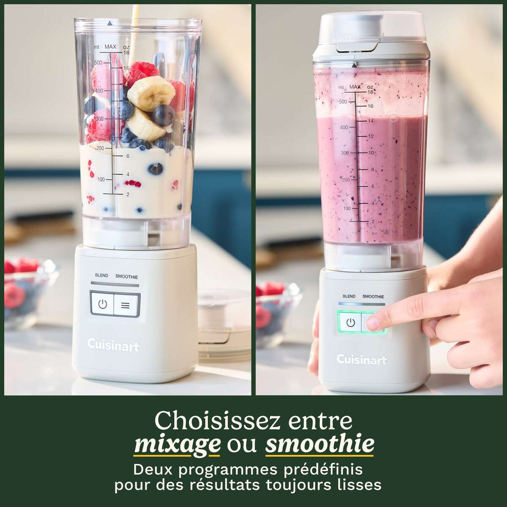 Cuisinart Mixeur portable Blast et Go - PBL100E