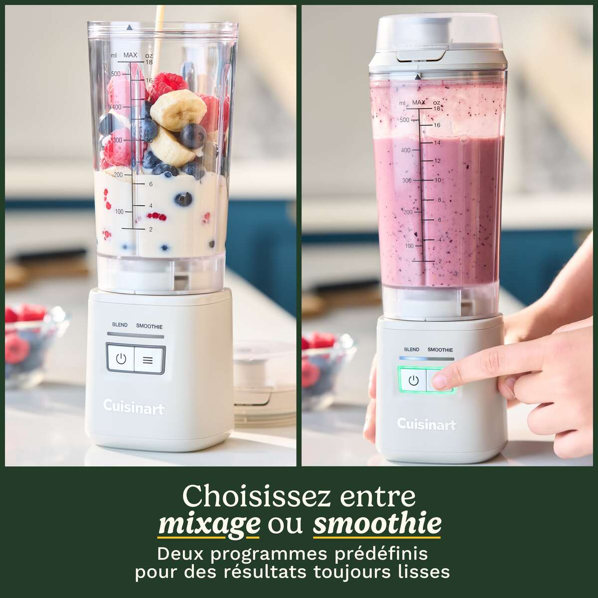 Cuisinart Mixeur portable Blast et Go - PBL100E