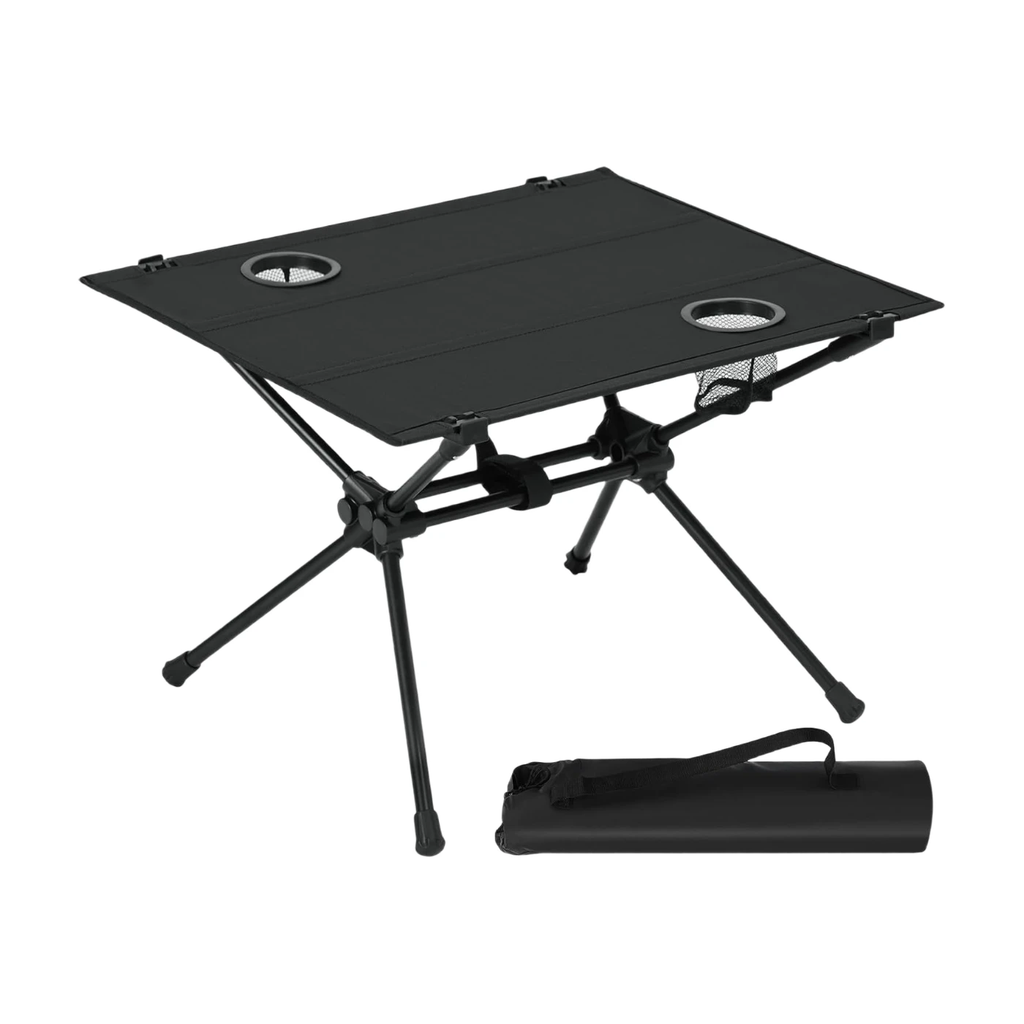WOLTU Table de camping portable, table pliante ultralégère avec 2 porte-gobelets, table de pique-nique pliante avec sac de rangement, pour le camping, les pique-niques