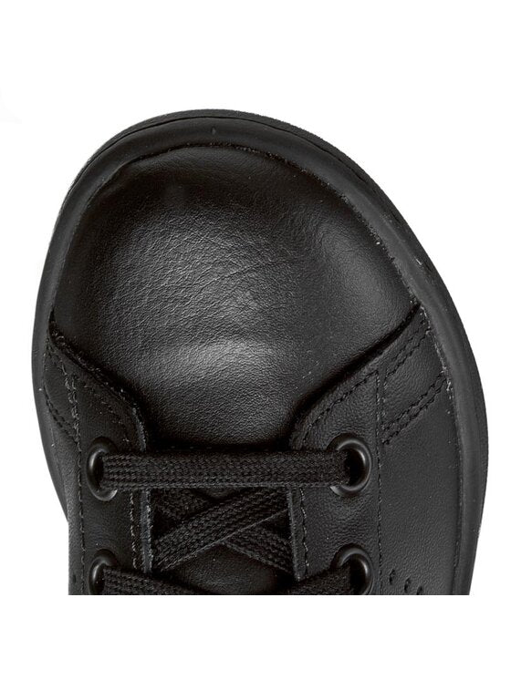 adidas Baskets Originals Stan Smith enfant à lacets Noir