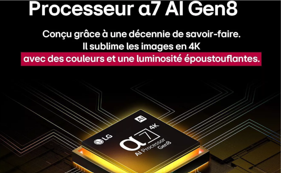 LG 55UA75 2025 TV LED UHD 55 pouces