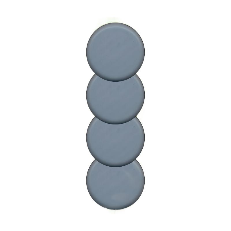 Scotch® Patin glisseur lisse pour pied à roulette gris - Ø 65 mm