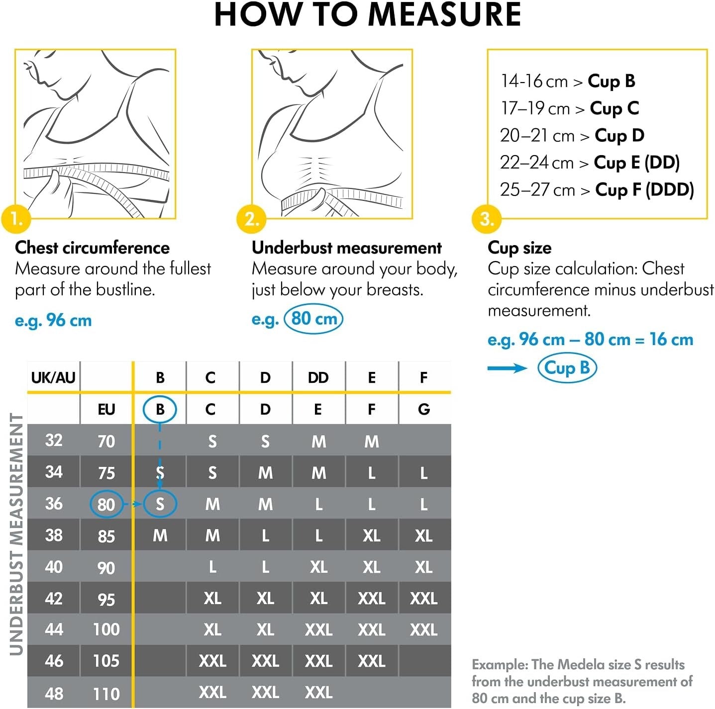 MEDELA Keep Cool - Soutien-gorge d'allaitement, noir, taille M