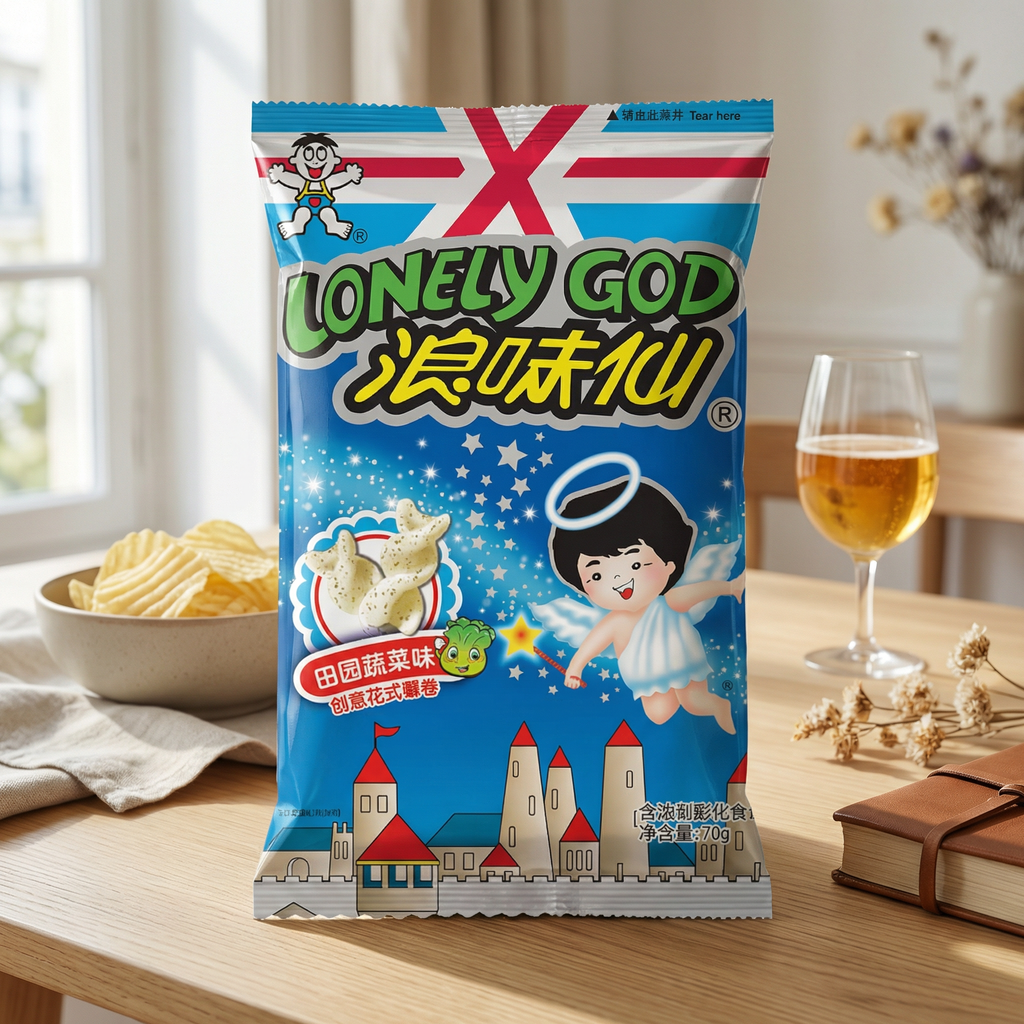 WANT WANT Chips de pommes de terre créatives en forme de fleur 42 g
