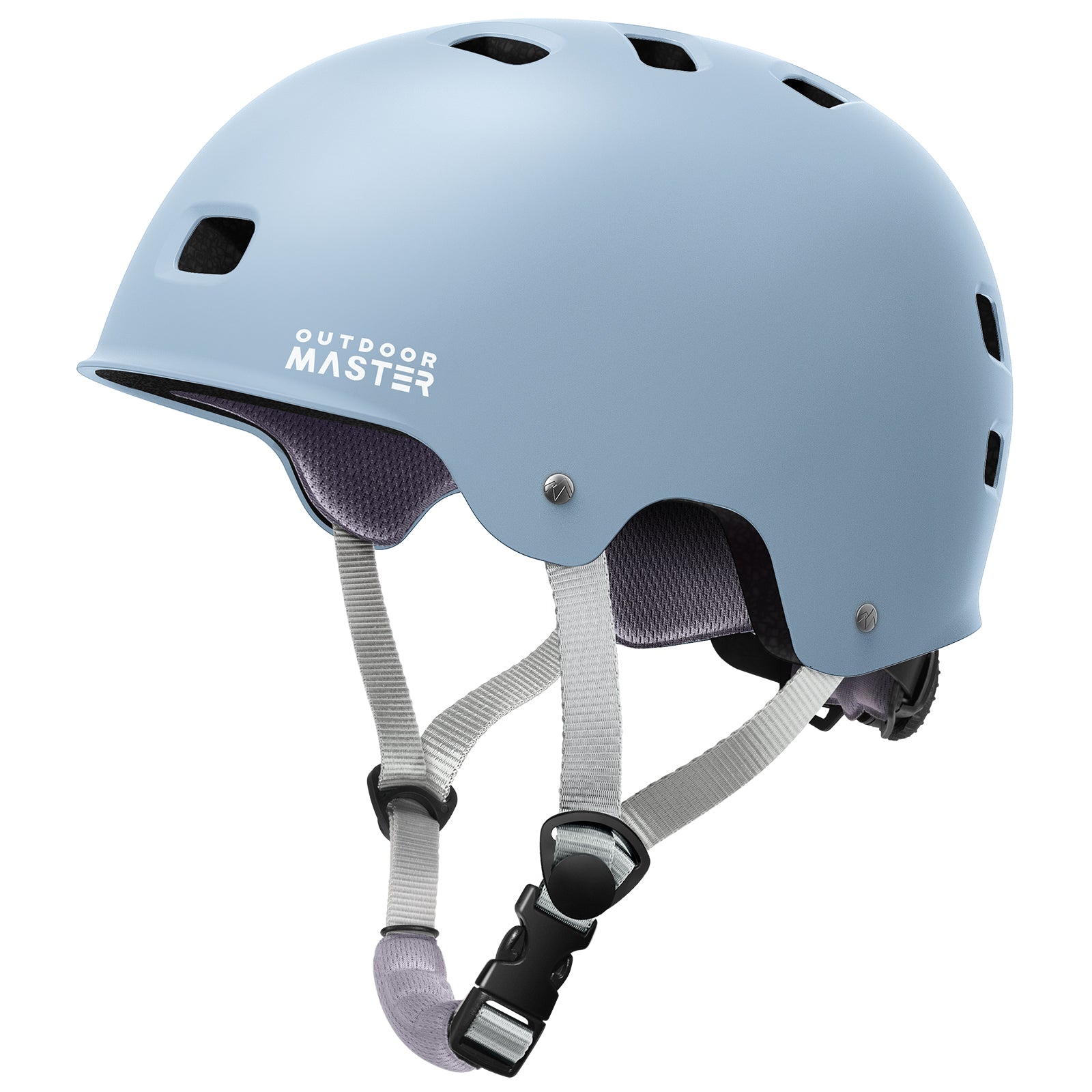 OutdoorMaster Oryx Casque de skateboard bleu clair - Taille S 52-55 cm