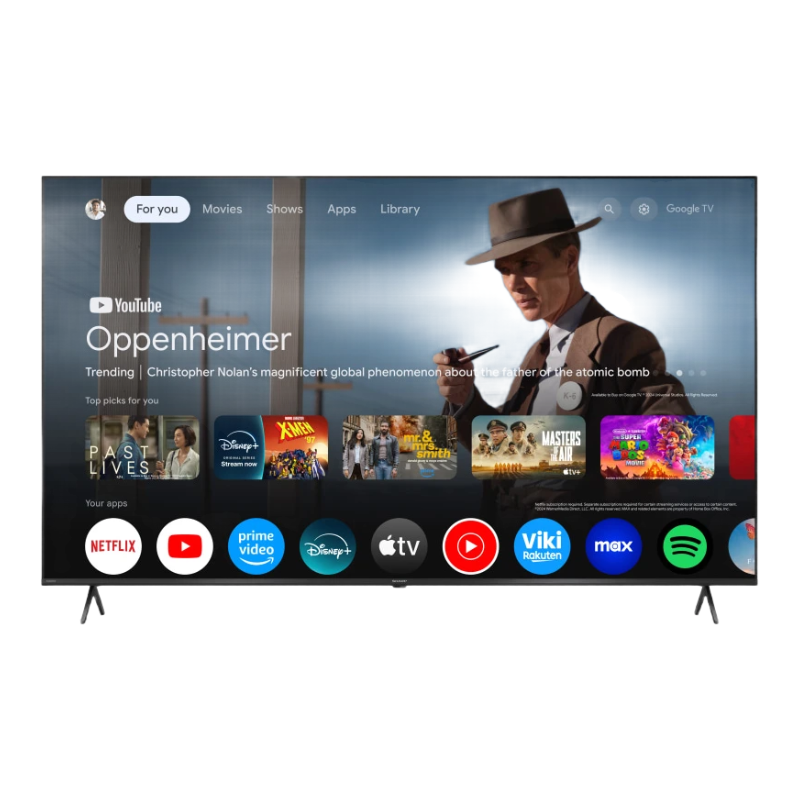 SHARP 65HP5265ETV 65" 4K UHD Qled Google TV