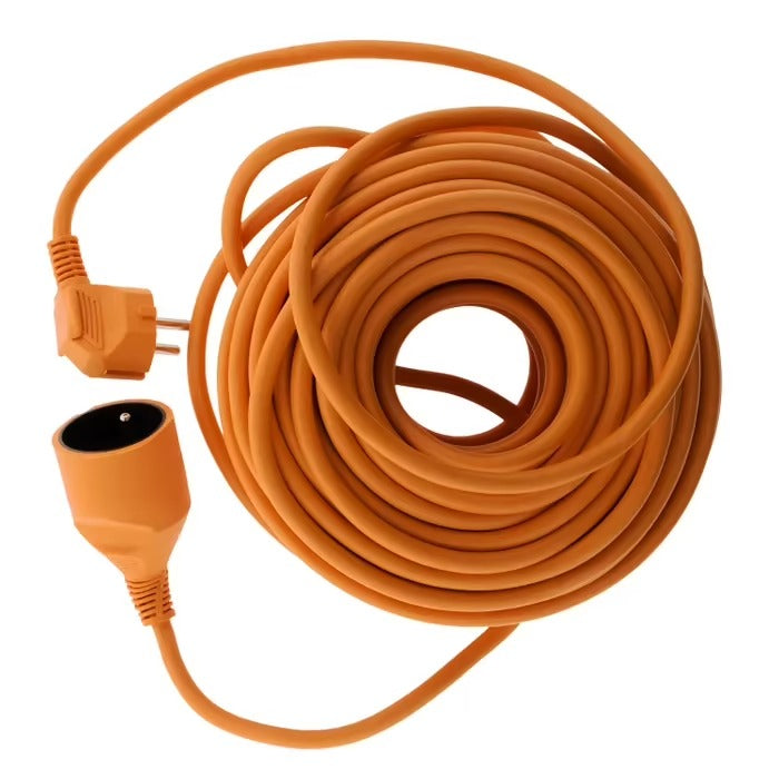 Prolongateur jardin 16A HO5VV-F 3G1,5mm² 2P+T 25m - orange - Zenitech