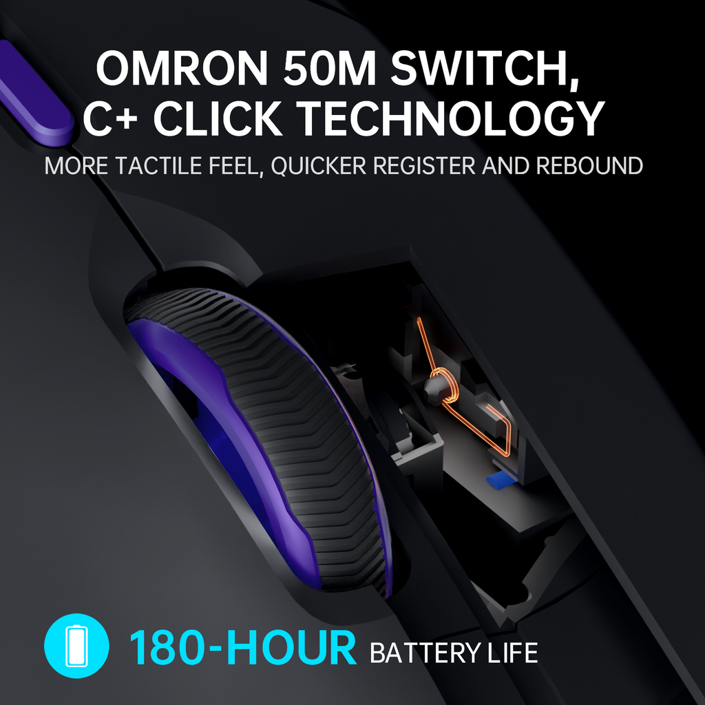 RAPOO VT9Pro 4K Souris gaming sans fil - Noir